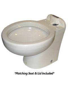 Raritan Marine Elegance - Household Style - White - Freshwater - Heavy-Duty Push Button Control - 12V