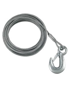 Fulton 3/16" x 25' Galvanized Winch Cable - 4,200 lbs. Breaking Strength