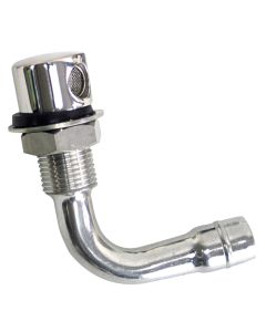 Whitecap Fuel Vent - Round Head, 90 Degree, 5/8" Hose