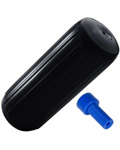 Polyform HTM-1 Hole Through Middle Fender 6.3" x 15.5" - Black w/Air Adapter
