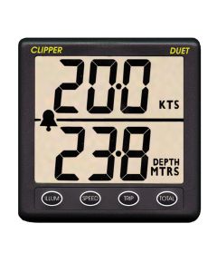 Clipper Duet Instrument Depth Speed Log w/Transducer