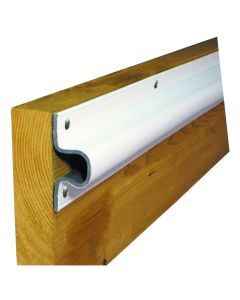 Dock Edge "C" Guard Economy PVC Profiles 10ft Roll - White