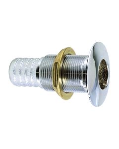 Perko 1-1/2" Thru-Hull Fitting f/ Hose Chrome Plated Bronze Made in the USA
