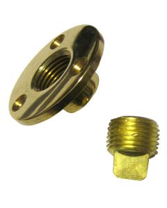 Perko Garboard Drain & Drain Plug Assy Cast Bronze/Brass MADE IN THE USA