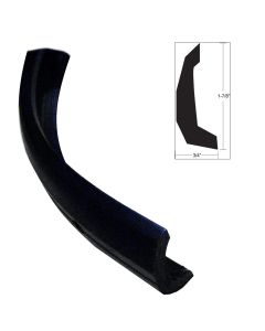 TACO Semi-Rigid Rub Rail Kit - Black w/No Insert - 30'