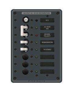 Blue Sea 8101 ELCI GFCI Panel AC 5 Position