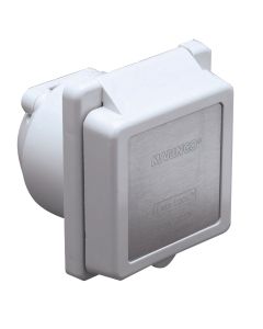 Marinco 301EL-B 30A Power Inlet - White - 125V