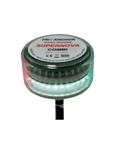 Clipper Supernova Combi LED Tricolor Masthead Anchor Light