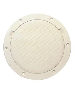 Beckson 8" Non-Skid Pry-Out Deck Plate - Beige