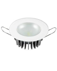 Lumitec Mirage - Flush Mount Down Light - Glass Finish/No Bezel - 4-Color Red/Blue/Purple Non Dimming w/White Dimming