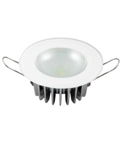 Lumitec Mirage - Flush Mount Down Light - Glass Finish - 3-Color Red/Blue Non Dimming w/White Dimming