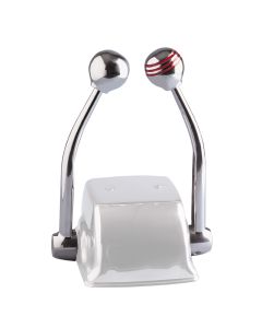 Ongaro Standard Control Arm Set w/Red Throttle Knob & Plain Shift Knob