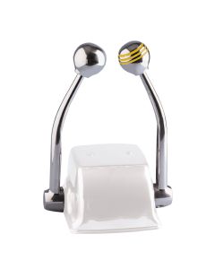 Ongaro Standard Control Arm Set w/Gold Throttle Knob & Plain Shift Knob