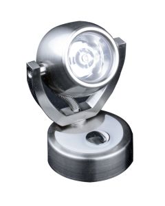Lunasea Wall Mount LED Light w/Touch Dimming - Warm White/Brushed Nickel Finish - Rotating Light