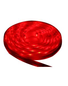 Lunasea Flexible Strip LED - 5M w/Connector - Red - 12V