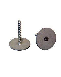 Weld Mount 1.5" Tall Stainless Steel Stud w/#10 x 24 Threads - Qty. 10