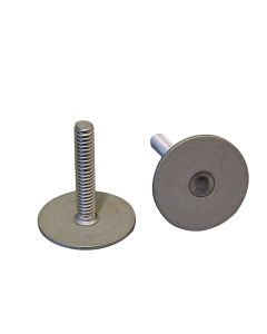 Weld Mount 1" Tall Stainless Stud w/1/4" x 20 Threads - Qty. 10