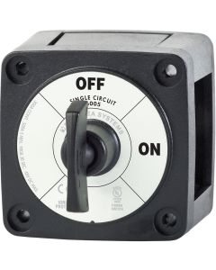 Blue Sea 6005200 Battery Switch Single Circuit ON-OFF - Black