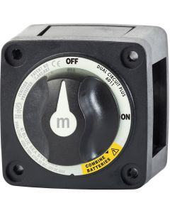 Blue Sea 6011200 m-Series Battery Switch Dual Circuit Plus - Black