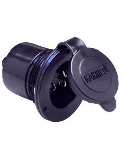 Marinco Marine On-Board Hard Wired Charger Inlet - 15Amp - Black