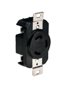 Marinco 305CRRB 125V 30Amp Locking Receptacle - Black