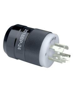 Marinco 2018BP-24 Trolling Motor Plug (Male) 12/24V - Black