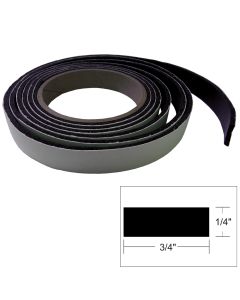 TACO Hatch Tape - 8'L x 1/4"H x 3/4"W - Black