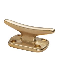 Whitecap Fender Cleat - Polished Brass - 2"