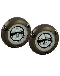 Lumitec SeaBlaze Mini - Underwater Light - Pair - Brushed Finish - Blue Non-Dimming