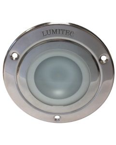 Lumitec Shadow - Flush Mount Down Light - Polished SS Finish - White Non-Dimming
