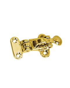 Whitecap Anti-Rattle Hold Down - Polished Brass