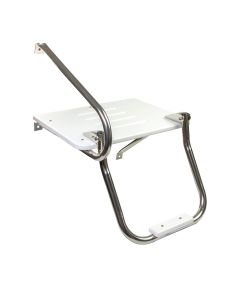 Whitecap White Poly Swim Platform w/Ladder f/Outboard Motors