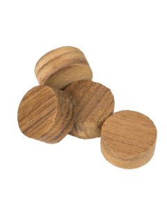 Whitecap Teak Plug - 1" - 20 Pack