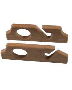 Whitecap Teak Two-Rod Storage Rack - Pair