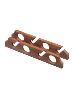 Whitecap Teak Four-Rod Storage Rack - Pair