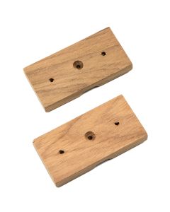 Whitecap Teak Rod Storage Rack Mounting Brackets - Pair