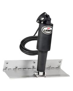 Lenco 4" x 12" Limited Space Trim Tab Kit w/o Switch Kit 12V - Standard Finish - Standard Actuator