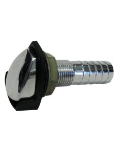 Perko Gas Tank Vent w/Splash Guard - Chrome Plated Zinc - 5/8" Hose