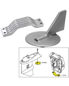 Tecnoseal Anode Kit - Yamaha 150-200HP - Aluminum