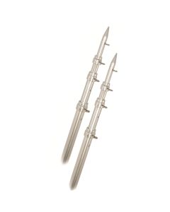 Rupp Top Gun Telescoping Outrigger Poles - Aluminum/Silver - 15'