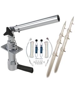 Rupp Revolution Top Gun Package w/18' Poles & Complete Single Line Rigging Kit w/Klickers Release Clips