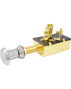 Attwood Push/Pull Switch - Three-Position - Off/On/On