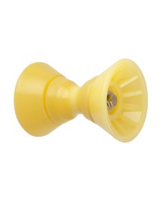 C.E. Smith 4" Bow Bell Roller Assembly - Yellow TPR