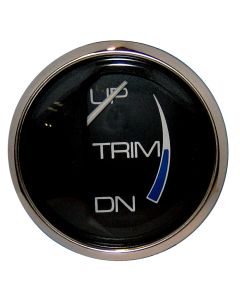 Faria Chesapeake Black 2" Trim Gauge (Mercury / Mariner / Mercruiser / Volvo DP / Yamaha-2001 and newer)