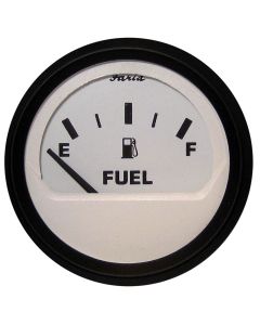 Faria Euro White 2" Fuel Level Gauge (E-1/2-F)