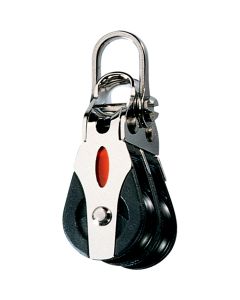 Ronstan Series 20 Ball Bearing Block - Double - 2-Axis Shackle Head