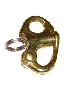Ronstan Brass Snap Shackle - Fixed Bail - 41.5mm (1-5/8") Length