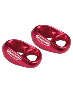 Ronstan Shock - 3/16" Line - 1/4" Webbing - Red - Pair