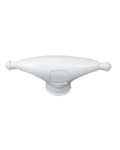Whitecap Rubber Spreader Boot - Pair - Medium - White