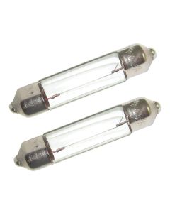 Perko Double Ended Festoon Bulbs - 12V, 10W, .74A - Pair